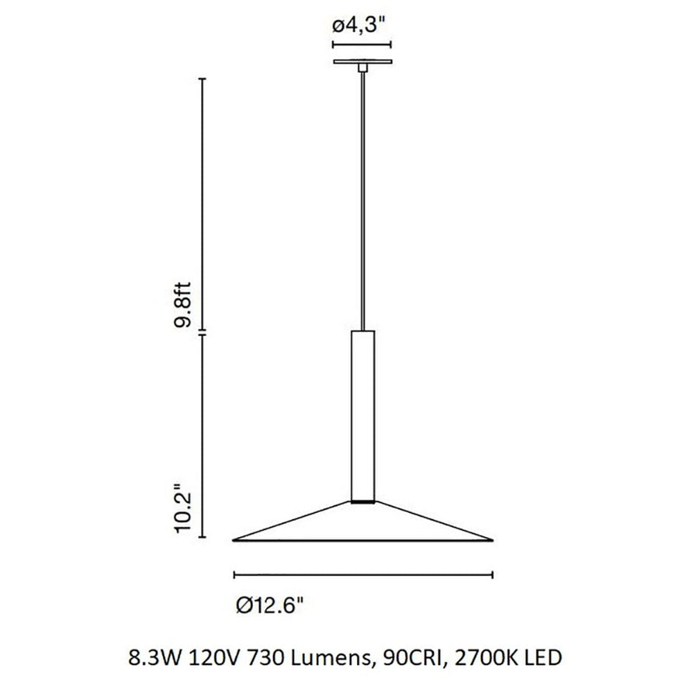 Milana Wide Pendant Light
