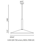 Milana Wide Pendant Light