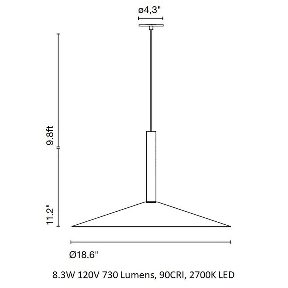 Milana Wide Pendant Light