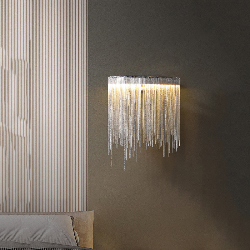 Modern Aluminum Tassel Wall Sconce