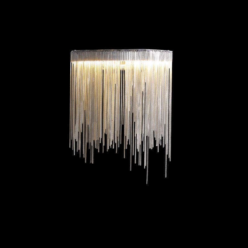 Modern Aluminum Tassel Wall Sconce
