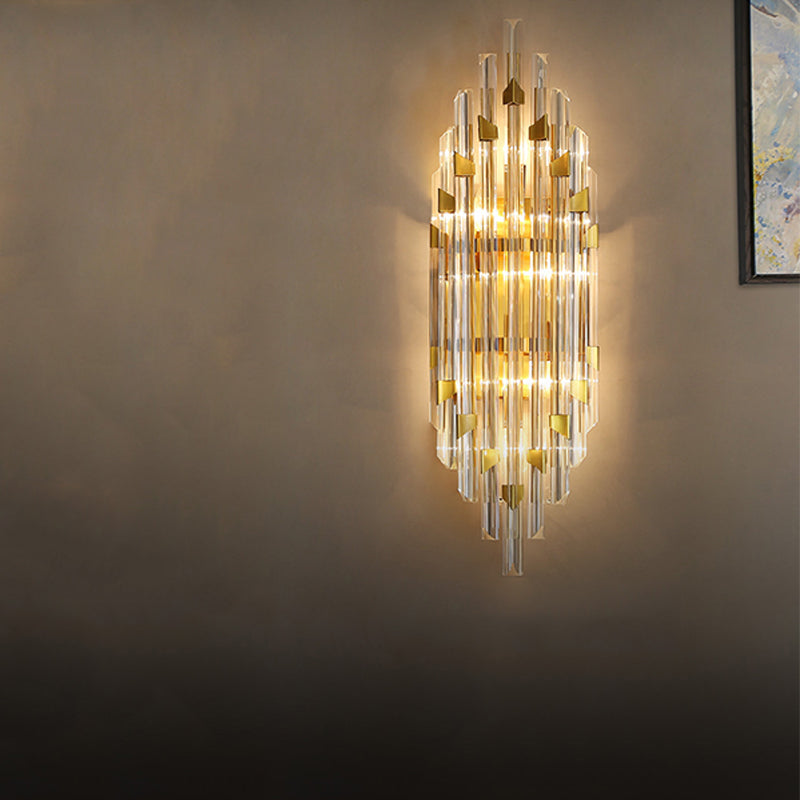 Modern Crystal Rod Sconce Wall Lamp