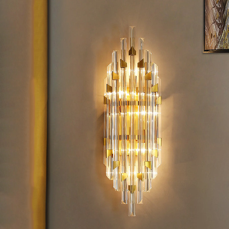 Modern Crystal Rod Sconce Wall Lamp