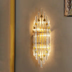 Modern Crystal Rod Sconce Wall Lamp