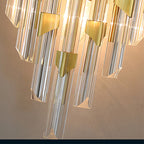 Modern Crystal Rod Sconce Wall Lamp
