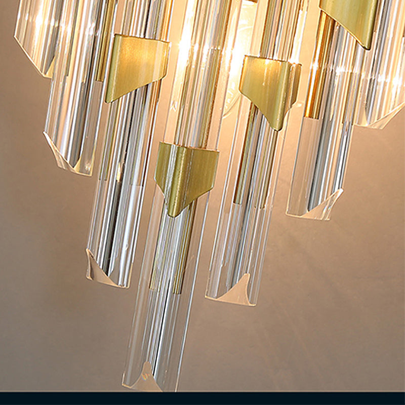 Modern Crystal Rod Sconce Wall Lamp