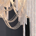 Modern Lighting Aluminum Chain Wall Sconce