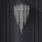 Modern Lighting Aluminum Chain Wall Sconce