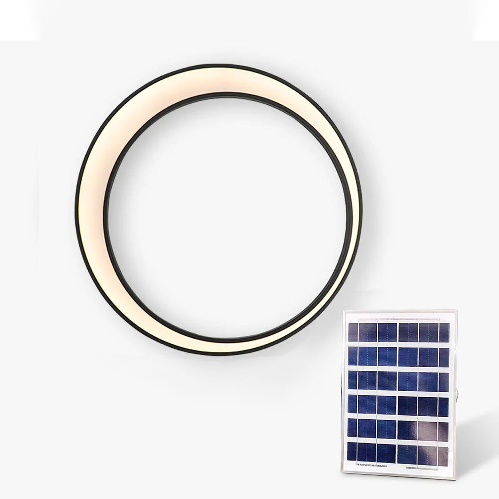 Moon Solar Outdoor Wall Lamp