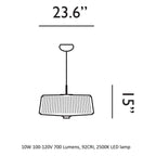 Plie Plisse Pendant Light