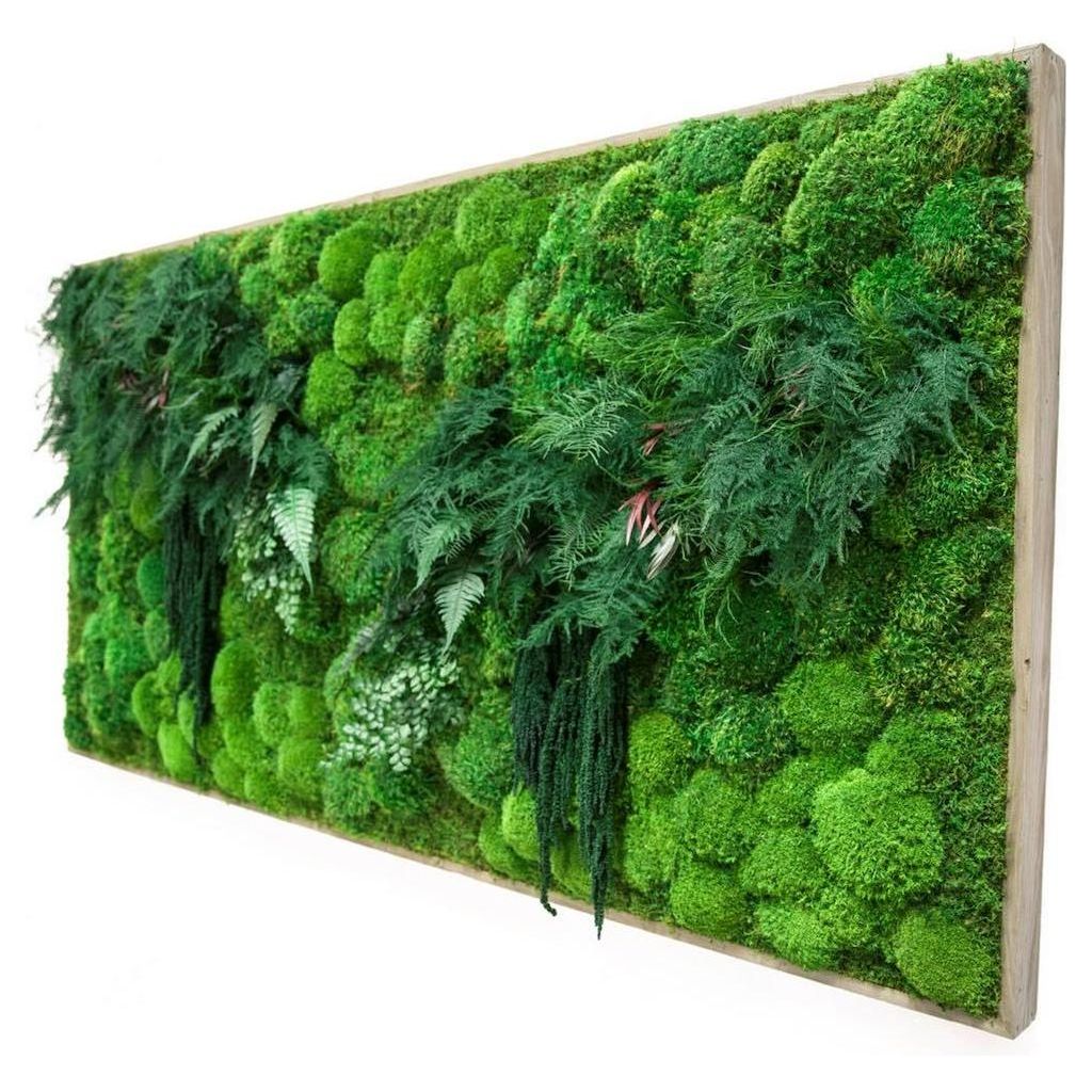Moss & Ferns - 68" x 33" Oversized Statement Piece - Vertical or Horizontal