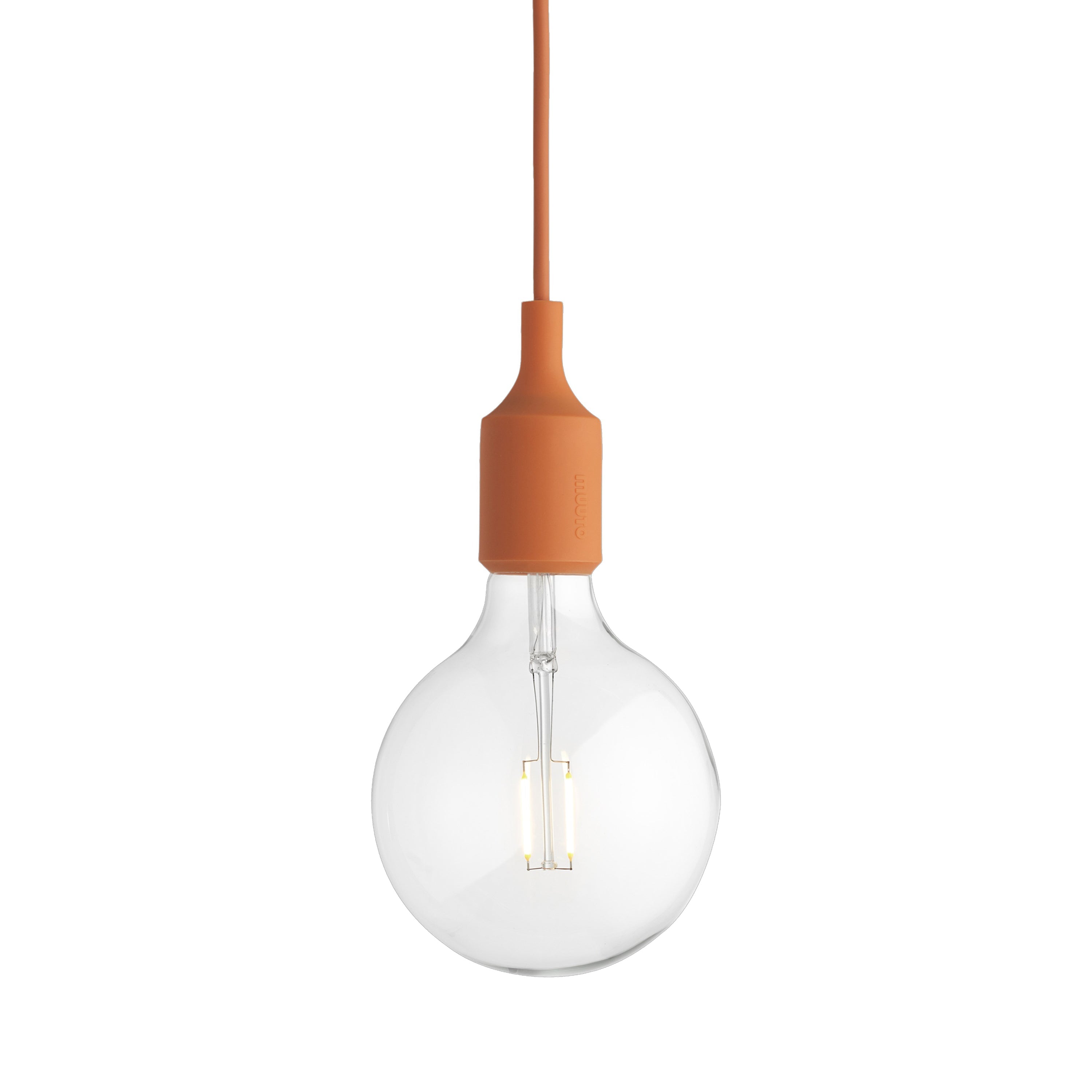 Black / None E27 Pendant Light OPEN BOX
