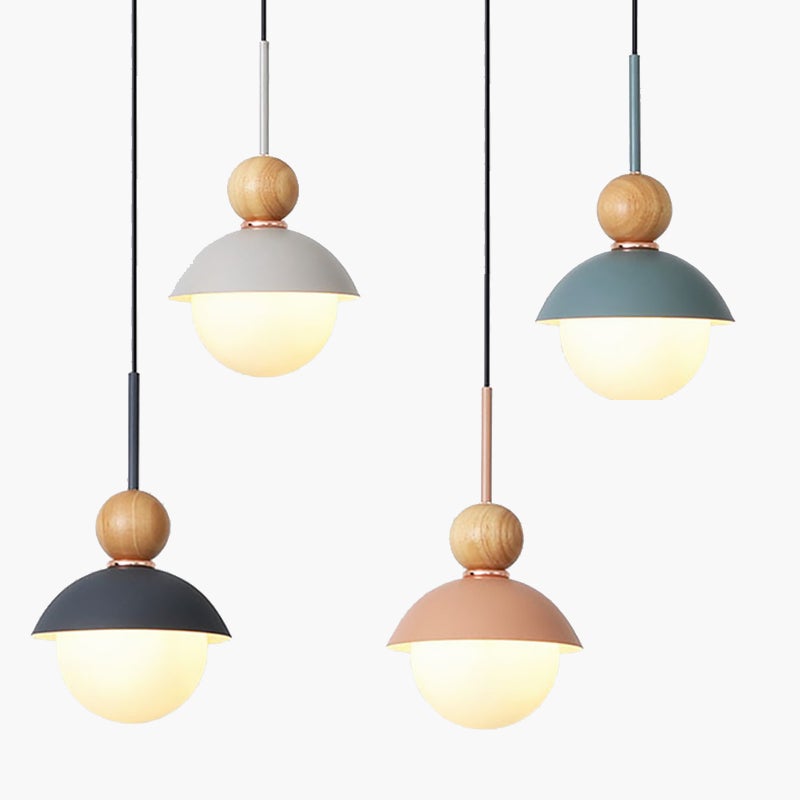 SAVIE WOOD PENDANT