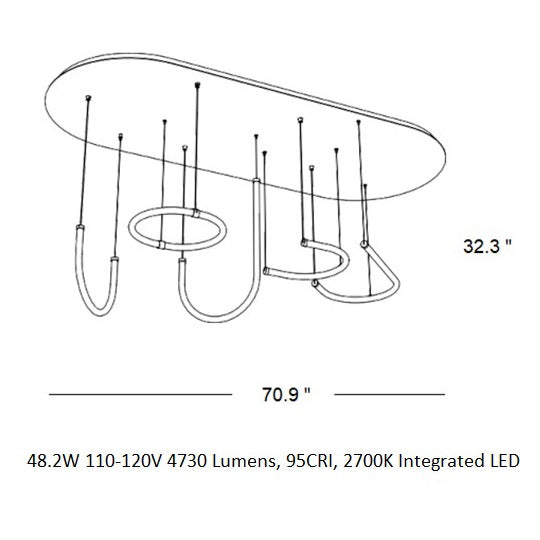 Unseen Multi Pendant Light