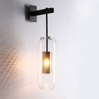 MILANA Clear Glass Wall Lamp