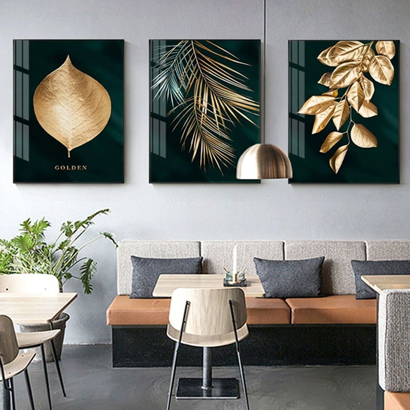 Golden Leaves | Canvas Print