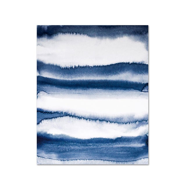 Epiphany Blue Water Color Prints
