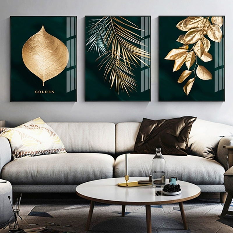 Golden Leaves | Canvas Print