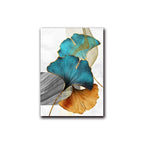 Gold and Sapphire Petals | Canvas Print