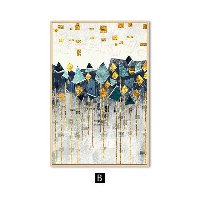 Golden Sun and Mountains | Canvas Print