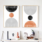 Mid Century Geometric | Canvas Print