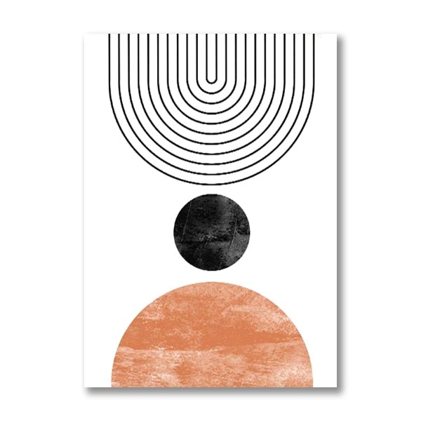 Mid Century Geometric | Canvas Print