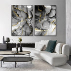 Black Marble | Canvas Print
