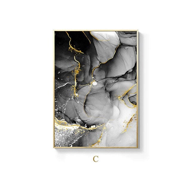Black Marble | Canvas Print