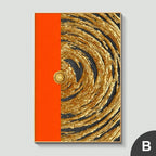 Orange and Gold | Abstract Canvas Print