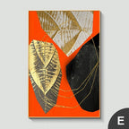Orange and Gold | Abstract Canvas Print