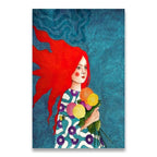 Woman in Bold Canvas Print
