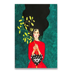 Woman in Bold Canvas Print