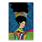 Woman in Bold Canvas Print