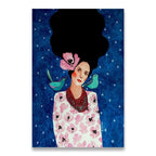 Woman in Bold Canvas Print
