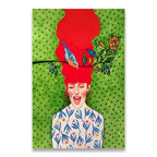 Woman in Bold Canvas Print