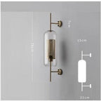 MILANA Clear Glass Shade Sconce Wall