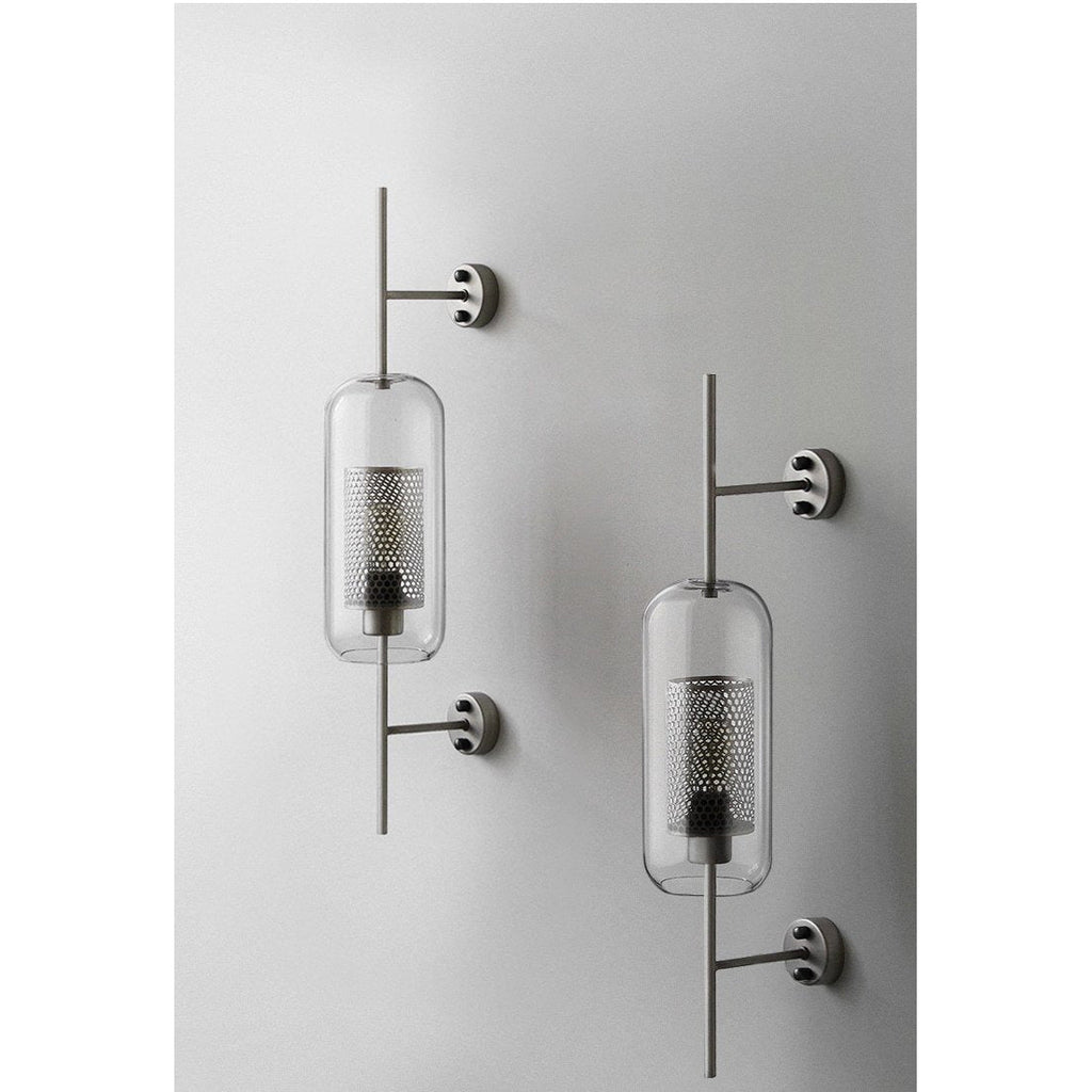 MILANA Clear Glass Shade Sconce Wall