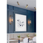 MILANA Clear Glass Shade Sconce Wall