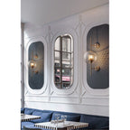 MILANA Clear Glass Shade Sconce Wall