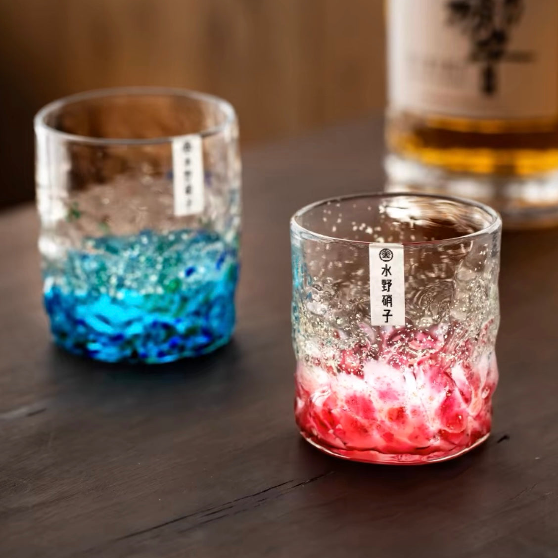 Mizuno Glass Starry Night Glow Whisky Glass