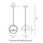 Huan LED Pendant Light