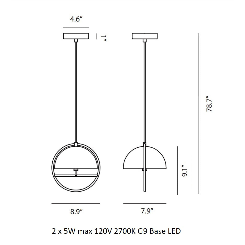 Huan LED Pendant Light