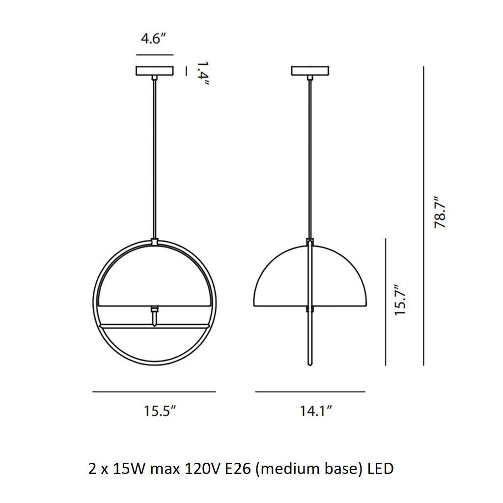 Huan LED Pendant Light