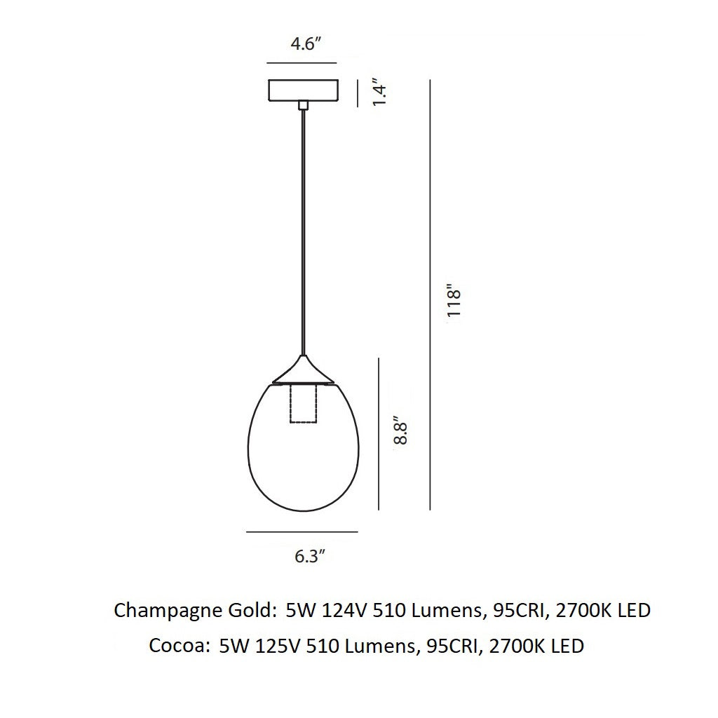 Mist LED Pendant Light