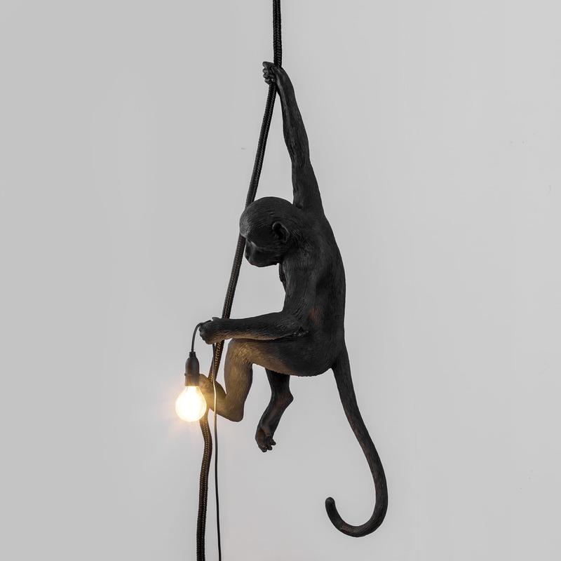 Black Monkey Outdoor Ceiling Lamp OPEN BOX