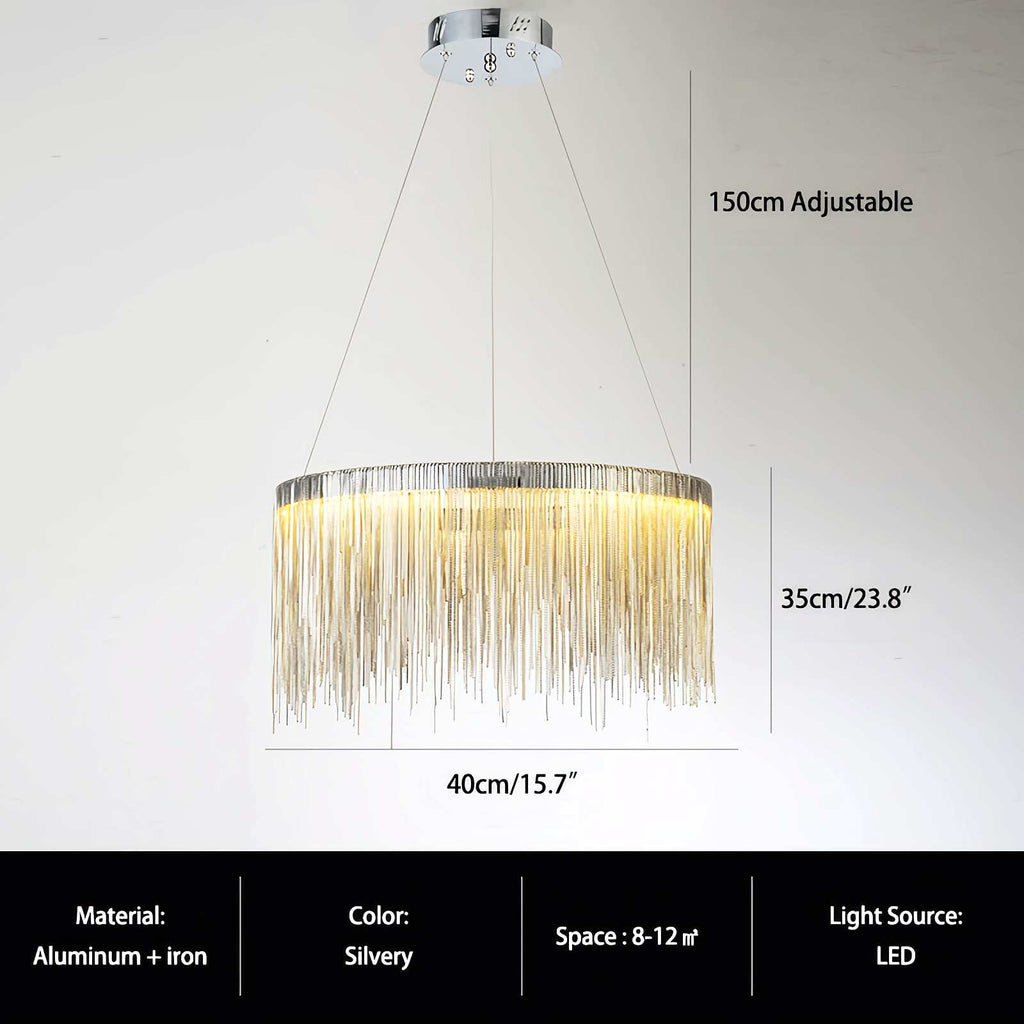 Modern Art Decor Tassel Chandelier