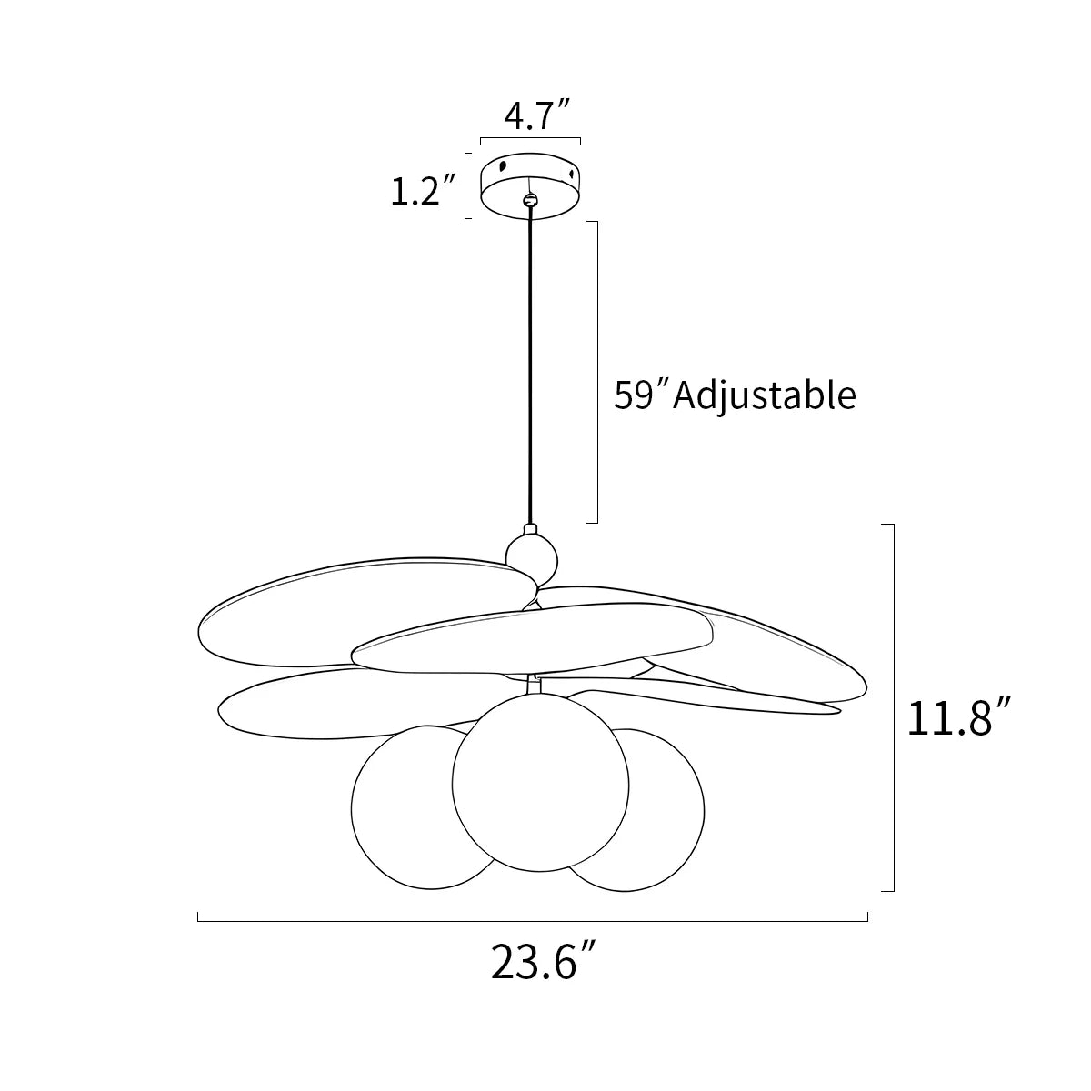 Wabi Sabi Vine Weaving Chandelier for Dining Room