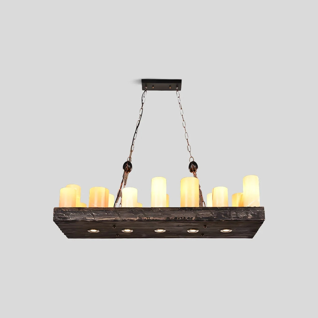 Austin Farmhouse Candle Chandelier