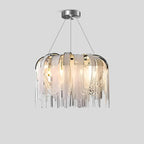 Aluminum Tassel Chandelier for Living Room