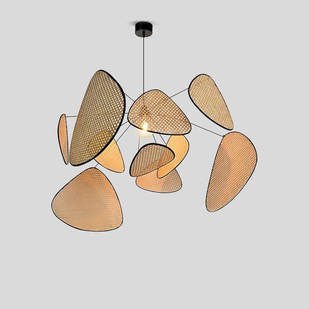 Screen Cannage Suspension Chandelier